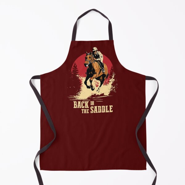 Item preview, Back In The Saddle - Horse Racing Quote designed and sold by TMBTM.