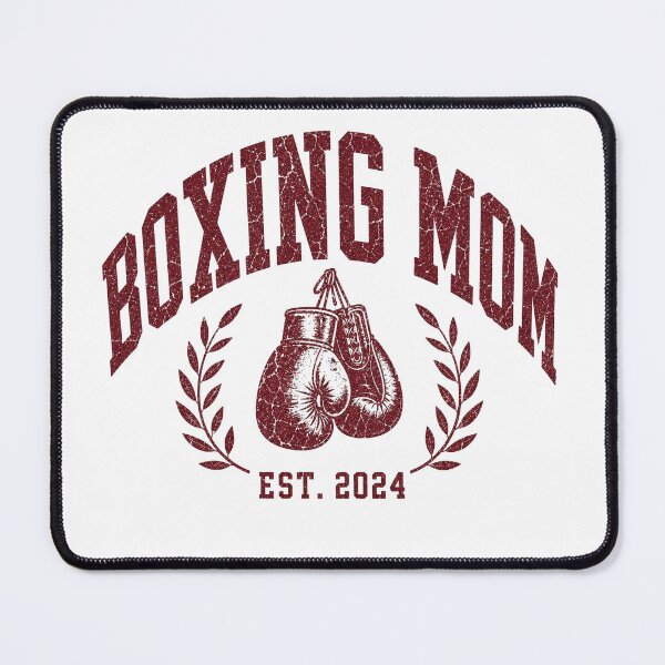 Item preview, Boxing Mom Est 2024 Vintage Boxing Gloves Retro Sports Mom Gift T-Shirt designed and sold by RickyHN7.