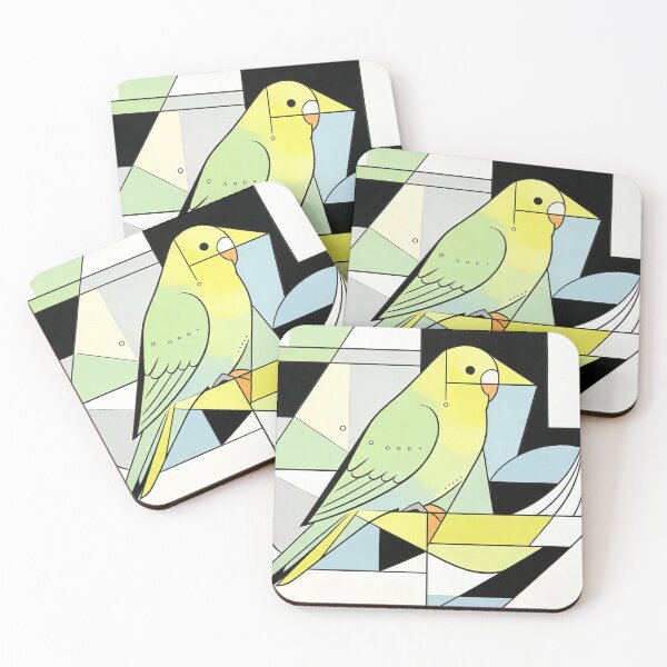 Item preview, cubist animal artwork designed and sold by forget45studio.