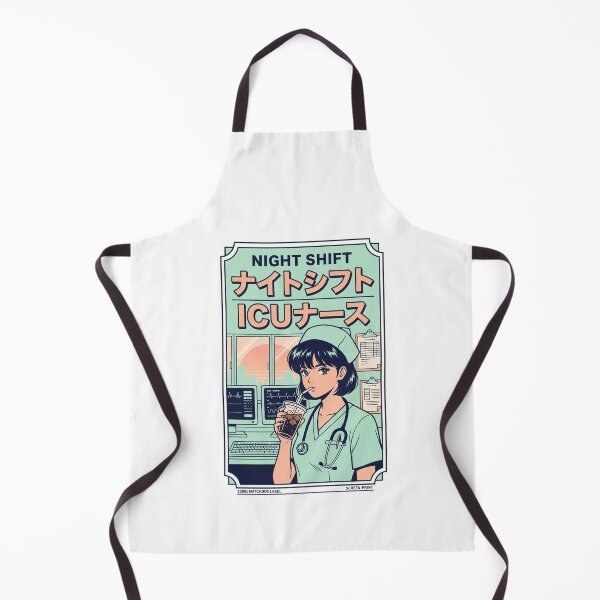 Item preview, Retro Anime ICU Nurse Night Shift Iced Coffee City Pop Matchbox Aesthetic designed and sold by Animer-art1.