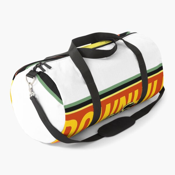Item preview, Downhill Mountain Biking Retro Sunset Shield designed and sold by heedooppod.