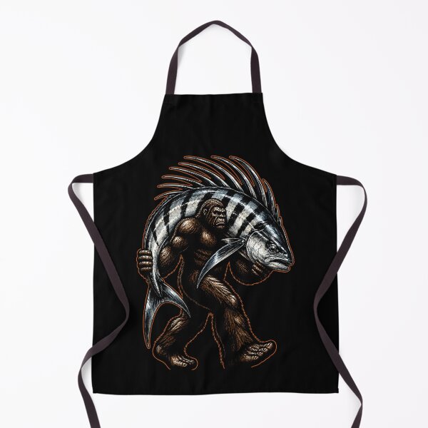 Item preview, Bigfoot carrying an epic fish design designed and sold by rafaeltto.