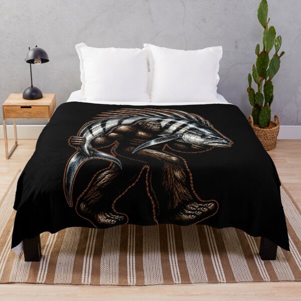 Item preview, Bigfoot carrying an epic fish design designed and sold by rafaeltto.