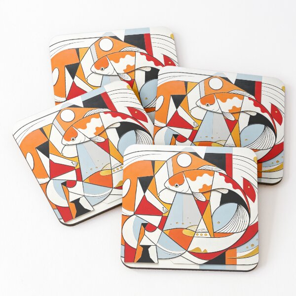 Item preview, cubist animal artwork designed and sold by forget45studio.