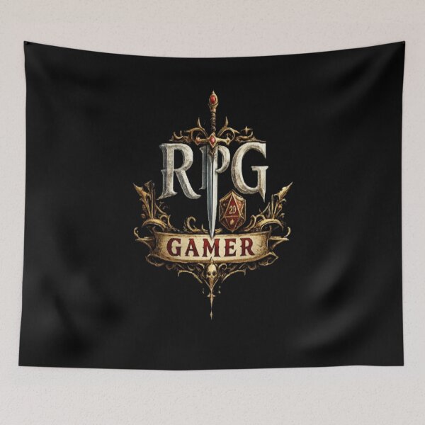 Item preview, RPG Gamer Fantasy Adventure Gaming Design designed and sold by v6ziix.
