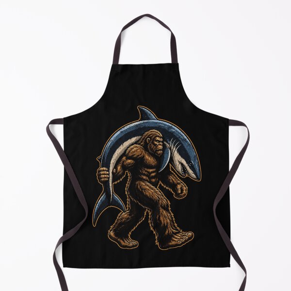 Item preview, Bigfoot carrying a shark graphic design designed and sold by rafaeltto.