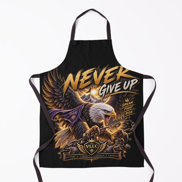 Item preview, VLLC Never Give Up Eagle Dream Fight Rise Art designed and sold by VICTORY LIBERTY .