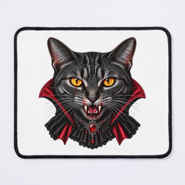 Item preview, Vampire Cat With Bloody Fangs designed and sold by Kimberly Palmer.