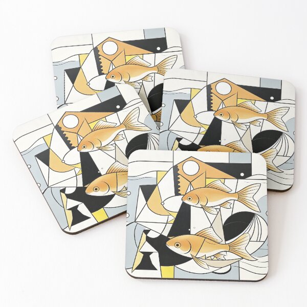 Item preview, cubist animal artwork designed and sold by forget45studio.