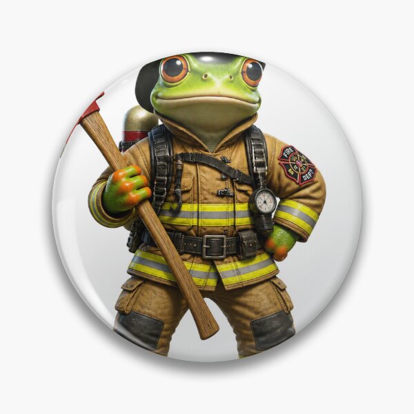 Item preview, Fireman Frog designed and sold by Blackthorn515.