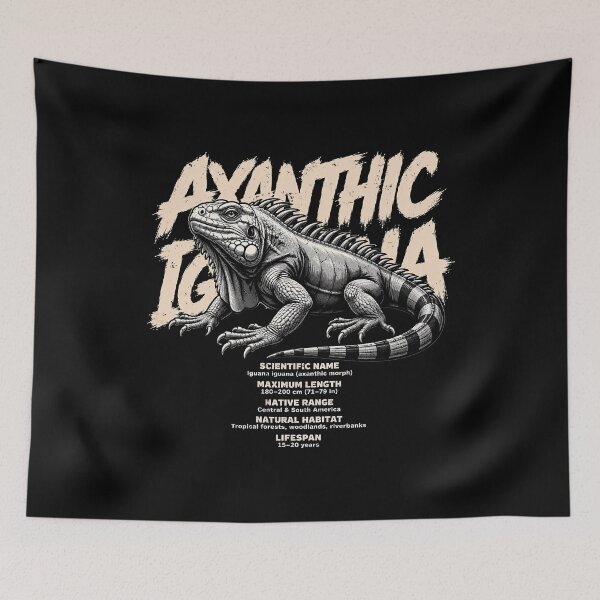 Item preview, Ayanthic Iguana Graphic Design for Reptile Lovers designed and sold by rafaeltto.