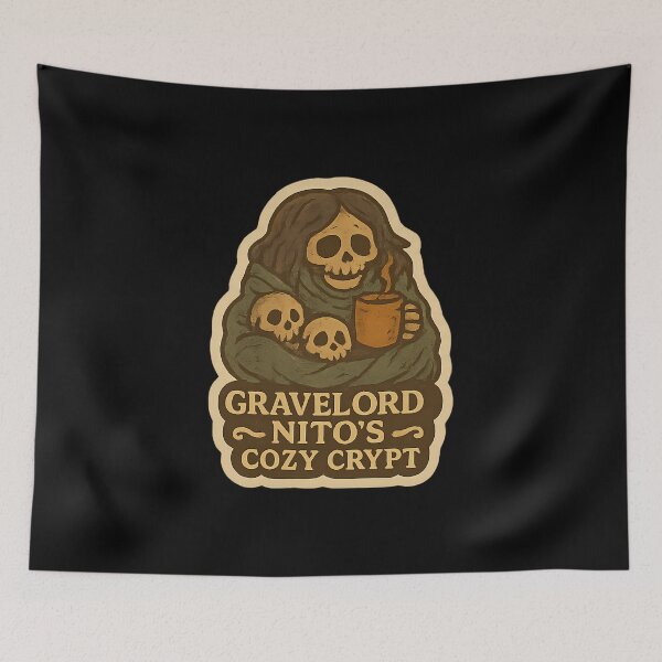 Item preview, Gravelord Nitos Cozy Crypt  Nito Wrapped In Plush Blankets 132 designed and sold by nguyetngatron.