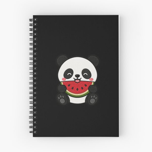 Item preview, Cute Panda Eating Watermelon Kawaii Embroidery Patch designed and sold by ColorSplash123.
