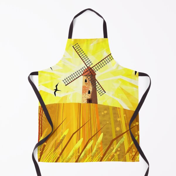 Item preview, Windmill Under Yellow Sky designed and sold by Andrew Hitchen.