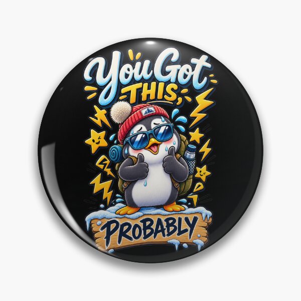 Item preview, Anxious Penguin, Big Encouragement designed and sold by Side Quest Co..