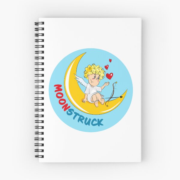 Item preview, Moonstruck Cupid Sitting on the Moon designed and sold by Ekaterina  Biserova.