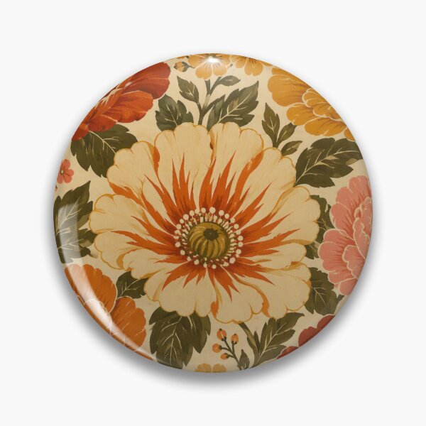 Item preview, Bold Retro Florals designed and sold by Vintage-Lady65.