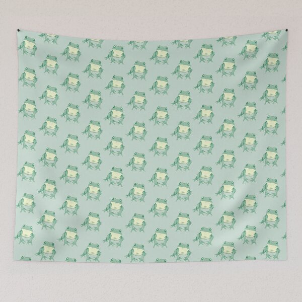 Item preview, Confused adorable frog -Green- Illustration designed and sold by Houst-cn.
