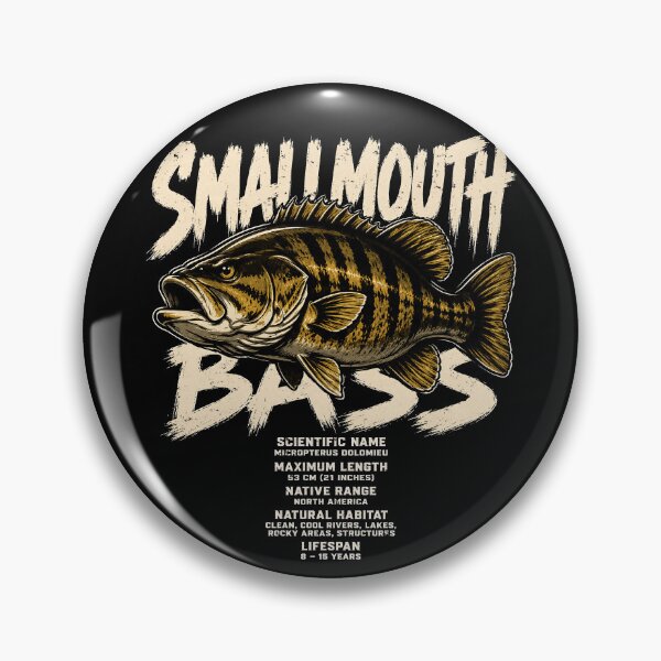 Item preview, Smallmouth Bass Vintage Illustration designed and sold by rafaeltto.