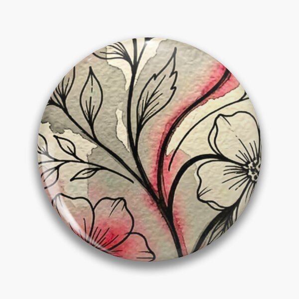 Item preview, Wildflower Sketch and Watercolor Floral designed and sold by Vintage-Lady65.