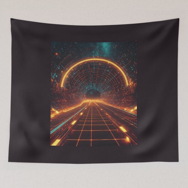 Item preview, 3d Render Of Neon Racing Track, Warm designed and sold by Checho30.