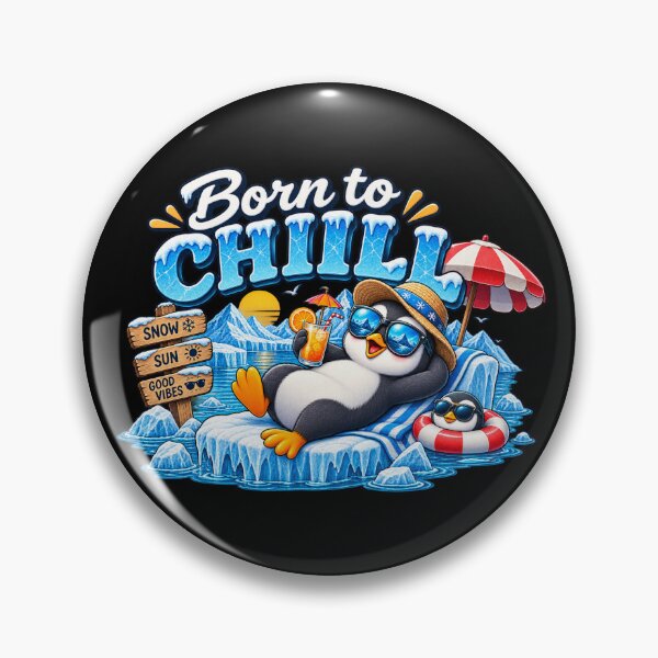 Item preview, Born to Chill Penguin Paradise designed and sold by Side Quest Co..