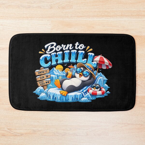 Item preview, Born to Chill Penguin Paradise designed and sold by Side Quest Co..