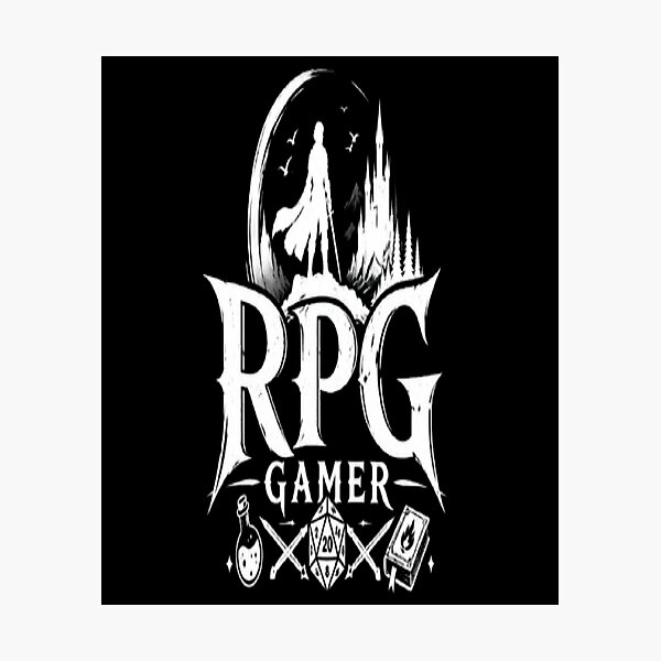 Item preview, RPG Gamer Fantasy Adventure Gaming Design designed and sold by v6ziix.