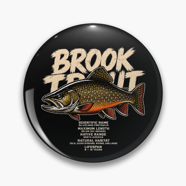 Item preview, Brook Trout Vintage Illustration Design designed and sold by rafaeltto.