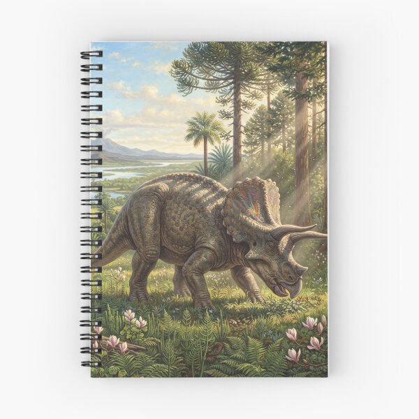 Item preview, Realistic Triceratops Paleoart, Cretaceous Dinosaur Illustration I designed and sold by Yaremchuk.
