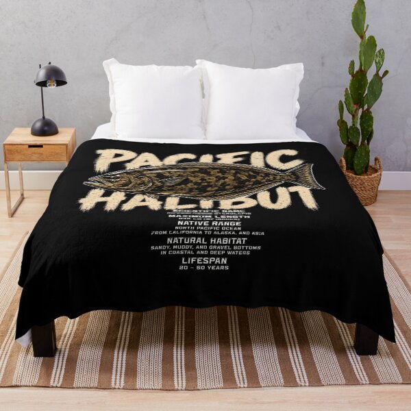 Item preview, Pacific halibut vintage illustration designed and sold by rafaeltto.