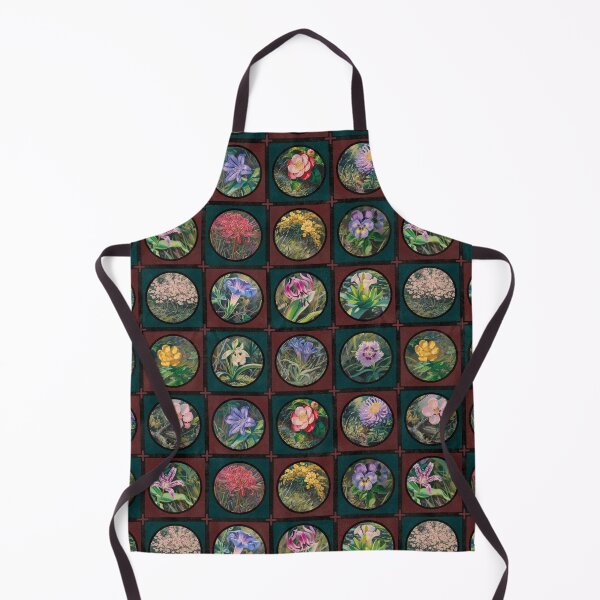 Item preview, Japanese Botanical Grid - Burgundy & Teal designed and sold by Lidra Zehcnas.