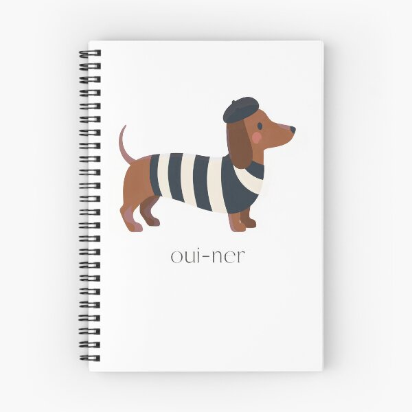 Item preview, Oui-Ner French Dachshund Dog Shirt designed and sold by jessicaguarnido.