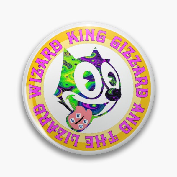 Item preview, King Gizzard and the Lizard Wizard  - Acid Cat designed and sold by Q Art & Design .