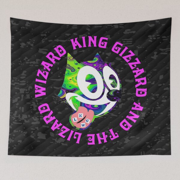 Item preview, King Gizzard and the Lizard Wizard  - Acid Cat designed and sold by Q Art & Design .