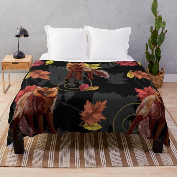 Item preview, Foxes with Autumn Leaves designed and sold by Antiope33.