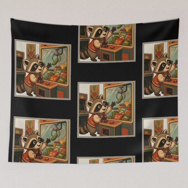 Item preview, Raccoon Eating Pickles designed and sold by tellia-kallisto.