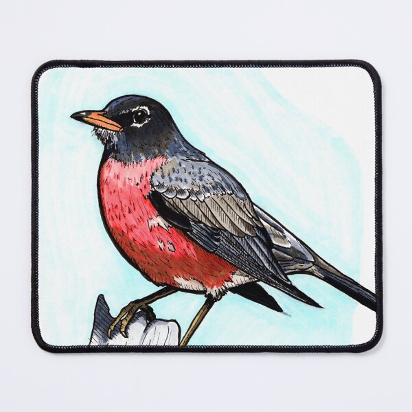 Item preview, American Robin - Hand Drawn Gifts for Bird Lovers designed and sold by Drawn-To-Nature.