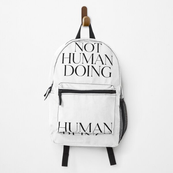 Item preview, Human Being Not Human Doing Mindfulness Minimalist Design designed and sold by Spirit of Siam.