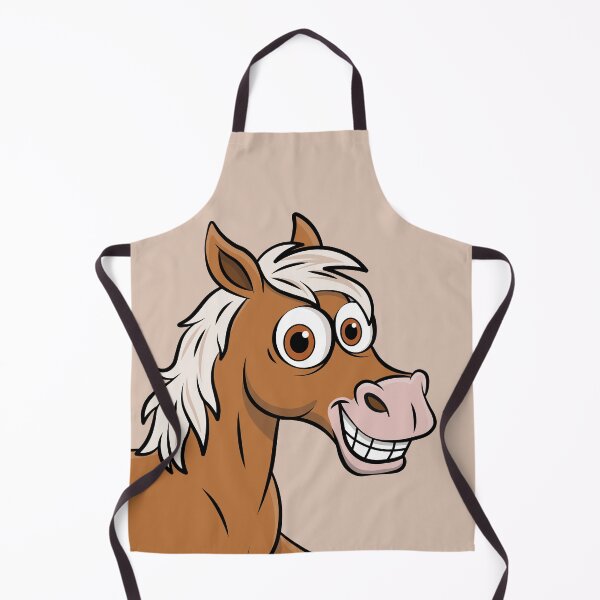 Item preview, A cartoon drawing of an Abu' Ourquob horse designed and sold by Cheval-de-coeur.