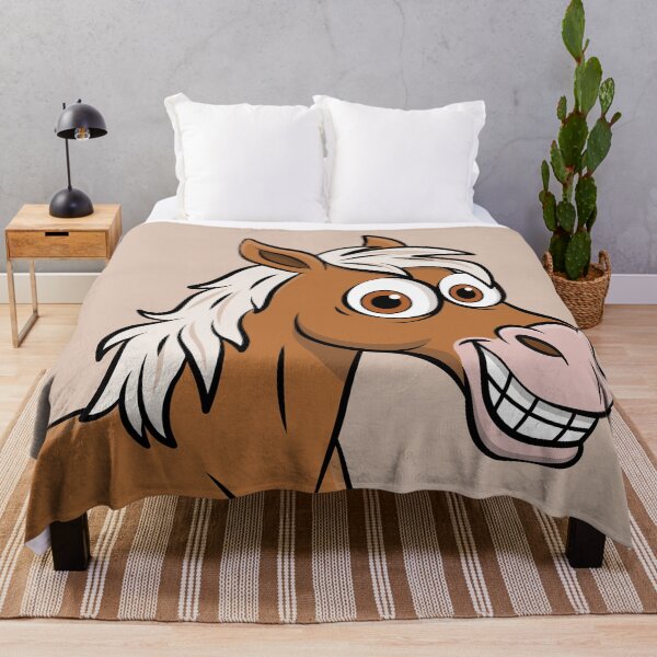 Item preview, A cartoon drawing of an Abu' Ourquob horse designed and sold by Cheval-de-coeur.