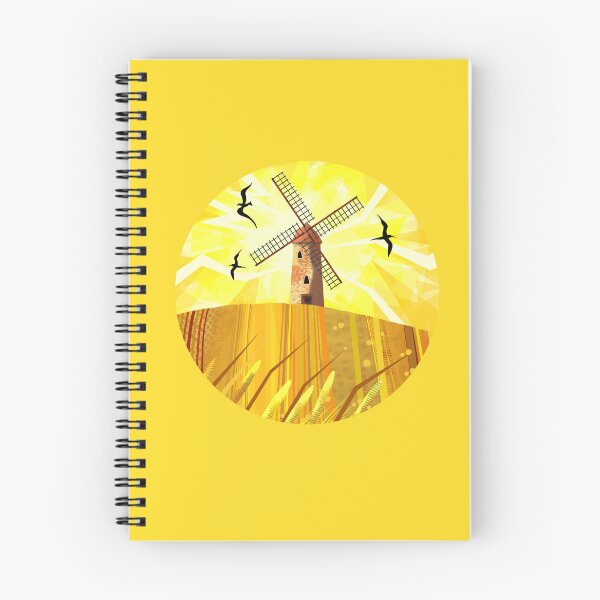 Item preview, Windmill Under Yellow Sky designed and sold by Andrew  Hitchen.