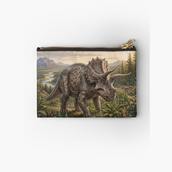 Item preview, Realistic Triceratops Paleoart, Cretaceous Dinosaur Illustration III designed and sold by Yaremchuk.