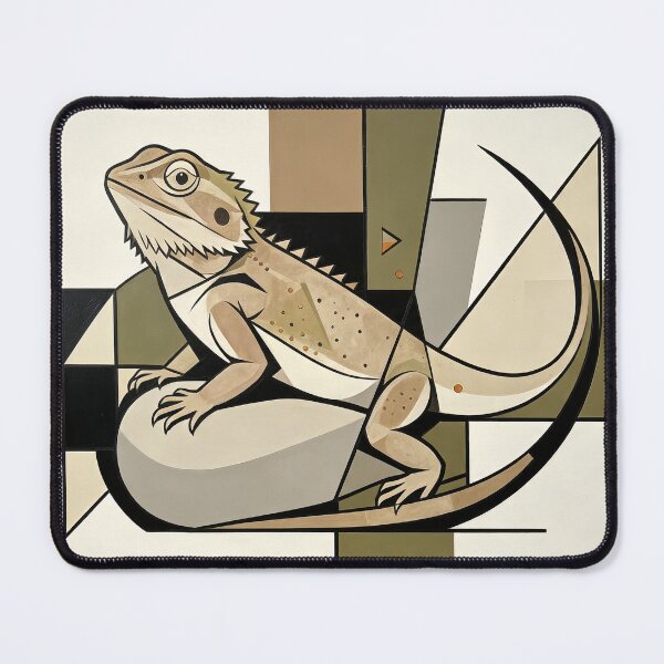 Item preview, cubist animal artwork designed and sold by forget45studio.