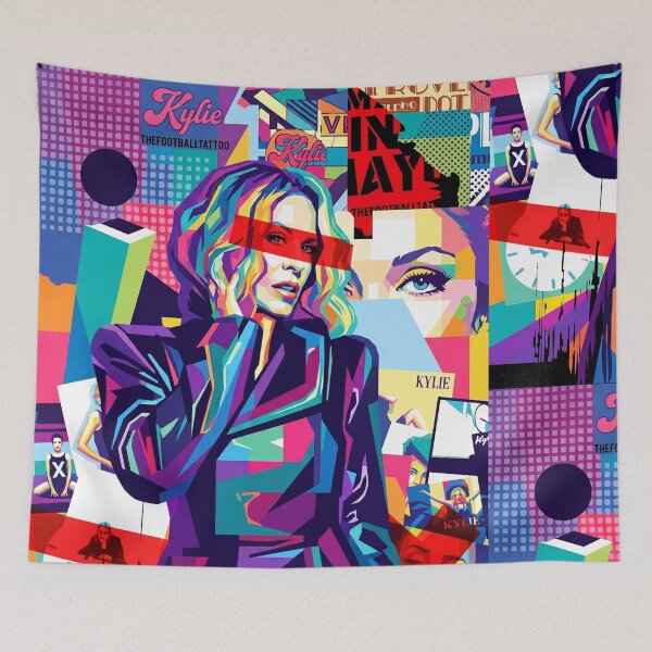 Item preview, Kylie Minogue Wpap Pop Art designed and sold by SiksisArt.