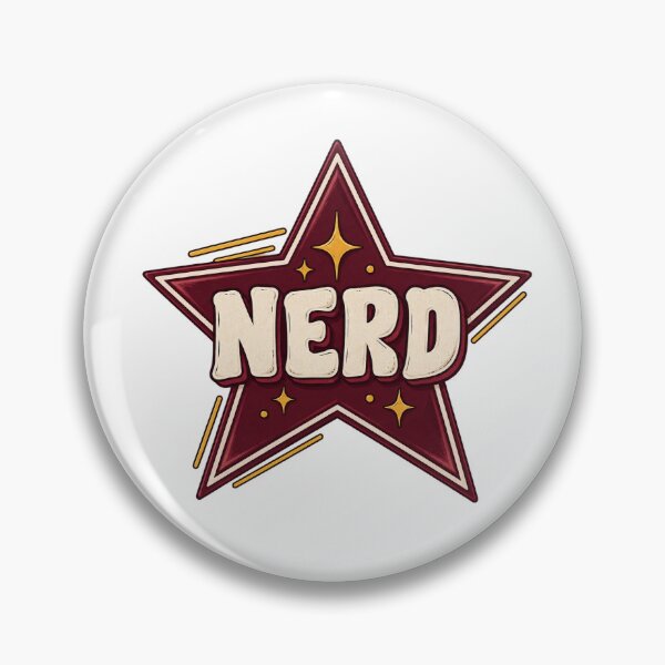 Item preview, NERD Retro Vintage Star Design designed and sold by JiG-7.
