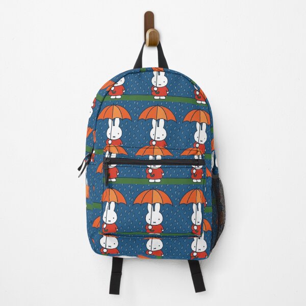 Item preview, Cute Bunny with Umbrella in Rainy Weather Miffy Inspired! designed and sold by Cozy Moss Studio.