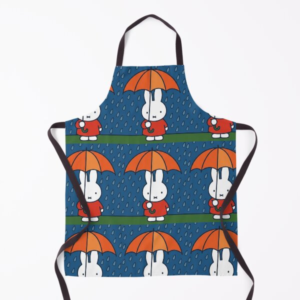 Item preview, Cute Bunny with Umbrella in Rainy Weather Miffy Inspired! designed and sold by Cozy Moss Studio.