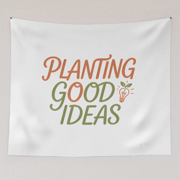Item preview, Planting Good Ideas Creative Thinker Nature Minimalist Design designed and sold by Spirit of Siam.