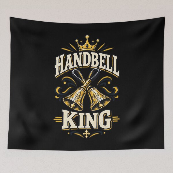 Item preview, Handbell King Crossed Bells for Bell Choir Ringers designed and sold by SubtleSplit.